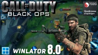 Call of Duty Black Ops on Android | Winlator 8.0 Gameplay Test | Snapdragon 732G Performance