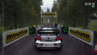 Gameplay DiRT Rally WV POLO RALLY Finland PS4