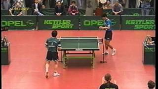 Tischtennis Bundesliga: Koji Matsushita vs Ding Yi 1999