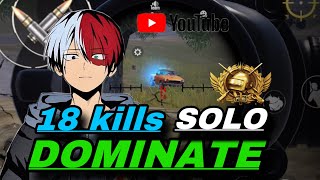 18 KILLS 💥SOLO DOMINATE 🔥💀Wait for@JONATHANGAMINGYT #viralvideo #trending #bgmi #pubgmobile