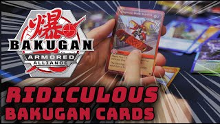 Unboxing RIDICULOUS Bakugan Cards  -  Bakugan Armored Alliance Card Unboxing