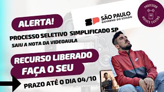 Processo seletivo simplificado SP: Como fazer o recurso? Veja!