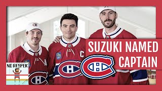 NICK SUZUKI NAMED CAPTAIN OF THE MONTREAL CANADIENS