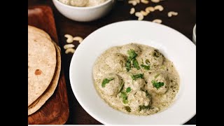 Chicken Malai Kofta Curry || Chicken Kofta || Chicken Meatballs || White Kofta Curry