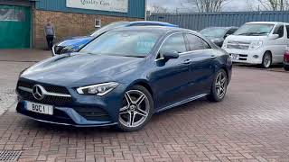 Mercedes CLA180 AMG Line Premium 2️⃣0️⃣2️⃣2️⃣ Denim Blue 18000miles FMSH🦣🦣🦣Brooklands Quality Cars