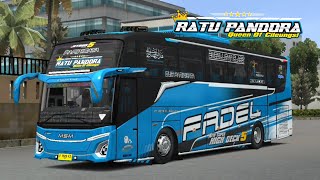 MSM FADEL | LIVERY RATU PANDORA MOD JETBUS 5 KP PROJECT. BUSSID