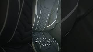 hasil cover jok mobil inova rebon#shorts #coverjokmobil #toyotainnova