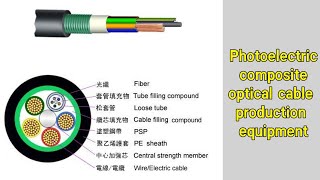 Photoelectric composite optical cable production equipment/Fiber optic cable productlon