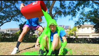 Jeremy Hutchins Gets Gunged / Slimed, Pied in the Face and Food Mess   -Mega Compilation