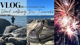 #Vrango island tour 🇸🇪, 400 years anniversary #fireworks, #Gothenburg's nights