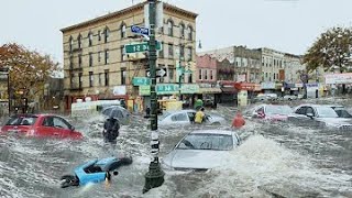 OMG!Brutal destruction,New York sinks!End of the world. Massive flooding. Tsunami