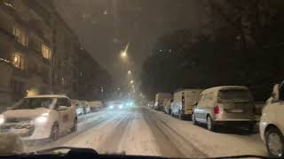 Frederiksberg, Copenhagen 🇩🇰  in Snowy weather | Driving Beautiful inner Copenhagen in Snow Storm