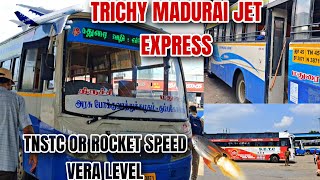 🚌 TNSTC TRICHY TO MADURAI BUS ROCKET SPEED 🔥