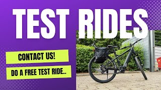 FREE E-Bike Test Ride with GIN X electric bike!