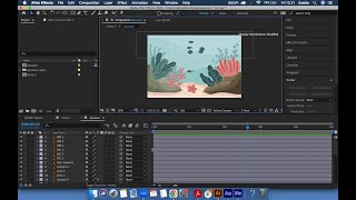 ANIMASI AQUARIUM - ADOBE AFTER EFFECT 2020