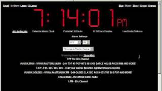 Clock Radio for Your Web Browser