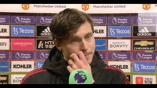 Victor Lindelof Post Match Interview | Manchester United vs Brighton 2-0 2022