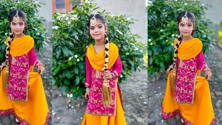 teej makeup look🫶baby girl school function makeup #makeup #teej makeup