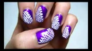 Easy Romantic Lace Nail Art One Tool Tutorial