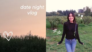 date night vlog: grwm, thrift, food, taking pics...