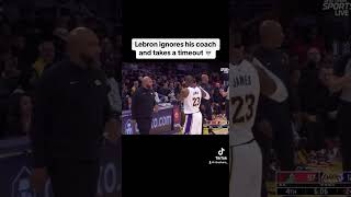 Lebron coaching his own coach 🤦‍♂️