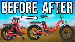 This EBike ⚡️ is LEGAL 🚓 and Affordable 💰 !! - Hitway BK6S BK6M foldable electric bike Review