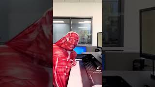 Meat suit in the office!