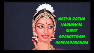 Harivaraasanam  performed in Natya Ratna Varnikkha Shree's arangetram