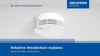 Setup and activation of smoke detector Genius Plus Edition | Hekatron Brandschutz