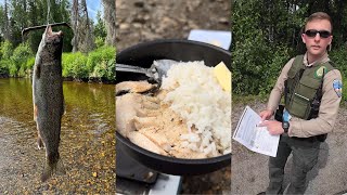 BUSTED! Alaskan Trout Catch and Cook