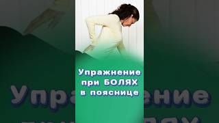 Упражнение при болях в поясничном отделе #поясница #центрздоровья #титовцентр