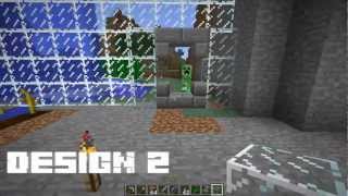 Minecraft: Two Mob Proof Door Designs For Zisteau's Temprary MindCrack House