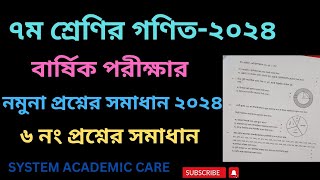 class 7 math mullayan nomuna Question solution 2024 | Class 7 math Annual Exam 2024