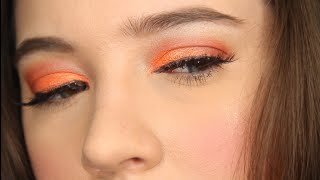 Orange Fall Makeup Tutorial