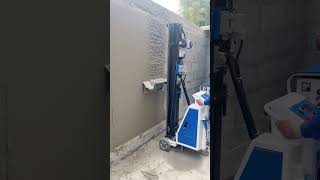 Plastering wall machine #newtechnology #plastering #contractor #builder #DERUTU #DM