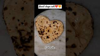 Heart Shape Roti🧡❤️ for my daughter Lunch Box #food #roti #rotilover #foodshorts #viralshort #shorts