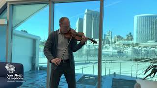 Jeff Thayer - San Diego Symphony Concertmaster | Mozart Violin Concerto No. 3 in G Major