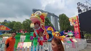 A Bunny Lunar Year 2023!Walking along Orchard to Gardens by the Bay(Chinese New Year decorations)!