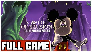 Disney's Castle of Illusion starring Mickey Mouse FULL GAME WALKTHROUGH (Mega Drive) | No Commentary