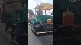 Hot Mix Asphalt Laying #shortvideo #youtubeshorts #shorts #youtube #construction #funny #video #fyp