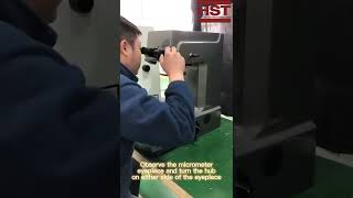 HST HVS Auto-Turret Micro vicker Hardness Tester Operation video