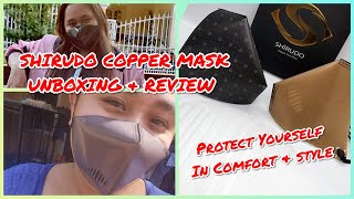 Shirudo Copper Mask Unboxing & Review I Protect Yourself in Comfort and Style