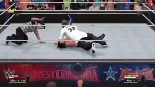 Shane Mcmahon VS Aj Styles Wrestlemania 33 Full Match WWE 2K17