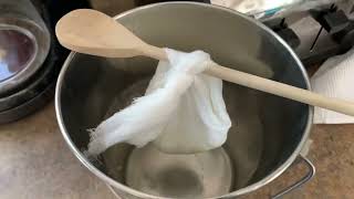 Making Chèvre! Our favourite goat cheese recipe! Easy cheese making.