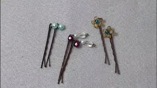 How To Embellish Bobby pins | Wire Art |Cutest things ever!