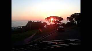 Cruising: Nice Drive along Cape Town's highways - Arriving at Camps Bay