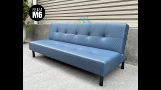 Sofa bed Nordic style bọc da FS131