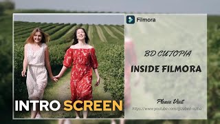 Filmora Tutorial Intro Screen
