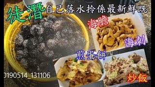 【香港浮潛】《海膽煎蛋海膽炒飯邊個好食d》