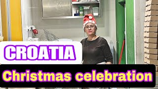 #croatia Christmas 🎄 celebration in Croatia 2023 !! How to work  in pizzeria !! Restaurant worker